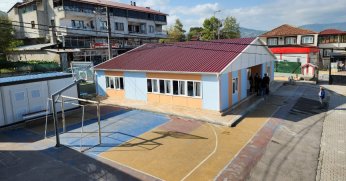 YAZLIK TABOSAN İLKOKULU PREFABRİK OKUL BİNASI DA TAMAMLANDI
