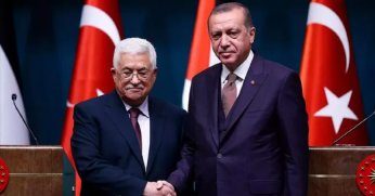 Cumhurbaşkanı Erdoğan, Filistin Devlet Başkanı Abbas ile görüştü