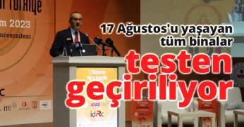 17 Ağustos'u yaşayan Kocaeli'de tüm binalar testten geçiriliyor