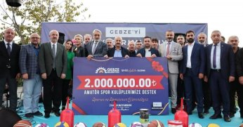 Amatör spor kulüplerine 2 milyon TL destek