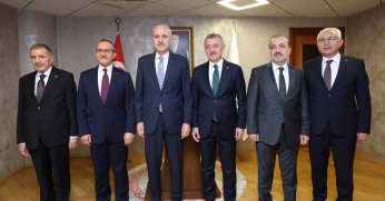 Kurtulmuş’tan Büyükşehir’e ziyaret