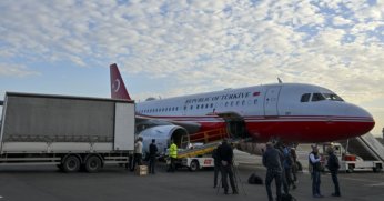 Cumhurbaşkanlığı uçağı Gazze'ye yardım için yola çıktı