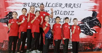 Körfezli karateciler Bursa’da fırtına gibi estiler