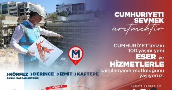 Cumhuriyet’in 100. Yılında Büyükşehir’in dev projelerini paylaştı!
