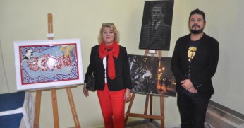 Cumhuriyetimizin 100. Yılında ADD Karamürsel Şubesi 10 İl Merkezi ile eş zamanlı Karma Sergi düzenledi