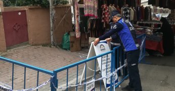 Kurallara uymayan esnafın tezgahı kapatıldı