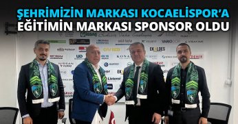 ŞEHRİMİZİN MARKASI KOCAELİSPOR’A EĞİTİMİN MARKASI SPONSOR OLDU