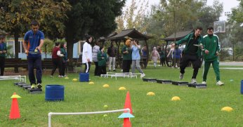 Özel öğrenciler spor şenliğinde doyasıya eğlendi