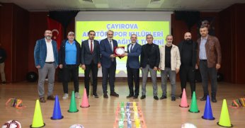 Amatör spor kulüplerine malzeme desteği