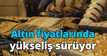 Altın fiyatlarında yükseliş sürüyor