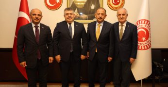 Başkan Söğüt, Bakan Özhaseki ile görüştü