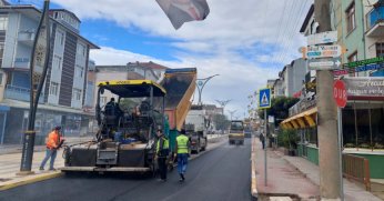 Körfez Hamit Kaplan Caddesi asfaltlandı