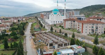 Derince’de inşa edilen Cemevi yükseliyor