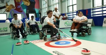 Özel sporculardan görkemli gösteri 