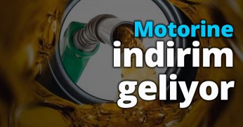 Motorine indirim geliyor