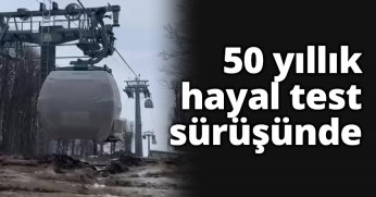 50 yıllık hayal test sürüşünde
