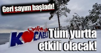 Tüm yurtta etkili olacak! Kar da geliyor