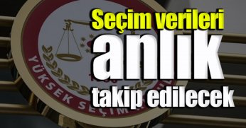 Seçim verileri anlık takip edilecek