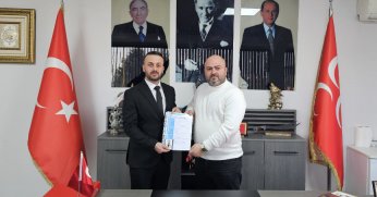 Engin Ölmez, MHP'den Meclis üyesi aday adayı başvurusunu yaptı