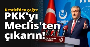 Destici'den çağrı: PKK'yı Meclis'ten çıkarın!