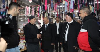 Başkan Söğüt’ten pazar ziyareti