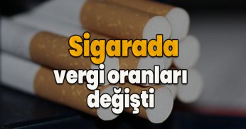 Sigarada vergi oranları değişti!