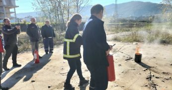 İtfaiyeden KOÜ Teknopark’a eğitim