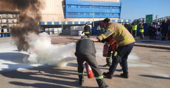 İtfaiyeden Diversey Türkiye firmasına acil durum eğitimi