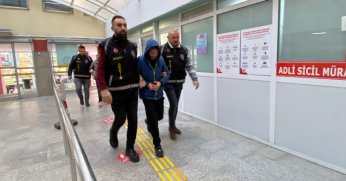 Hırsız ve gözcüsü adliyeye sevk edildi