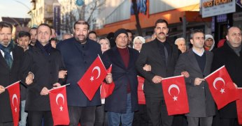 Körfez şehitler için tek yürek oldu