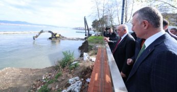 Büyükakın, Değirmendere çekek yerini inceledi