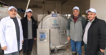 Yüzde 50 hibeli soğuk süt tankı