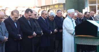 Kocaeli ve Balıkesir protokolü cenazede buluştu