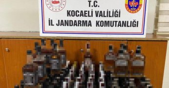 165 bin TL'lik kaçak alkol ele geçirildi