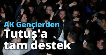 AK Gençlerden Tutuş'a tam destek