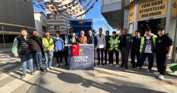 Bünyamin Çiftçi, gün boyu sahada