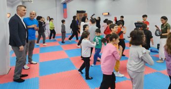 DÜZAĞAÇ KÜLTÜR MERKEZİ’NDE TAEKWONDO DERSLERİ BAŞLADI