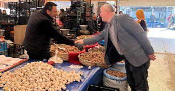  Muhtar Adayı Murat Topal’dan Pazar Esnafına Ziyaret