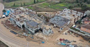 Başiskele Yeniköy Termal Tesisi Yükseliyor