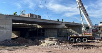 Kaşkaldere Kavşağı’nda ilave köprüye kiriş