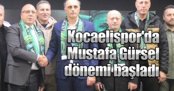 Kocaelispor'da Mustafa Gürsel dönemi başladı