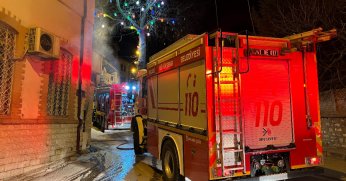 Camide çıkan yangın korkuttu