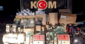 Kocaeli’de 205 bin 250 adet dolu ve boş makaron ele geçirildi