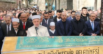 Cumhurbaşkanı Erdoğan'ın dünürünün babası son yolculuğuna uğurlandı