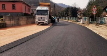 Gölcük Selimiye yolu asfaltlandı