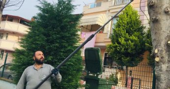 Körfez’de yeşil alanlara kış bakımı