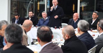 Büyükakın ve Kocaman,  MOBESKO esnafıyla buluştu