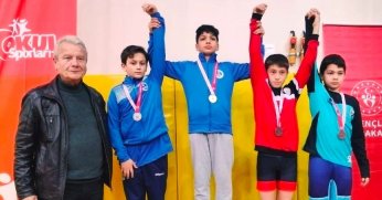 Körfezli güreşçiler il seçmelerinde başarılı oldu