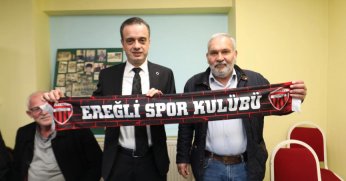 Çetinkaya’ya Ereğli’de sevgi seli