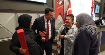 Saadetli Türel şehit aileleri buluşmasına katıldı